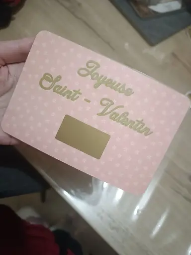 Carte à gratter Amour